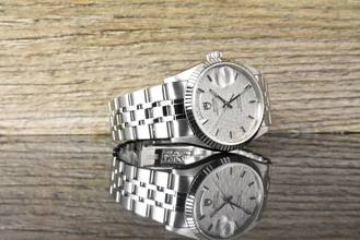 Thumbnail von Tudor Prince Date 76214 Stahl / Weißgold top Bezel - Full Set