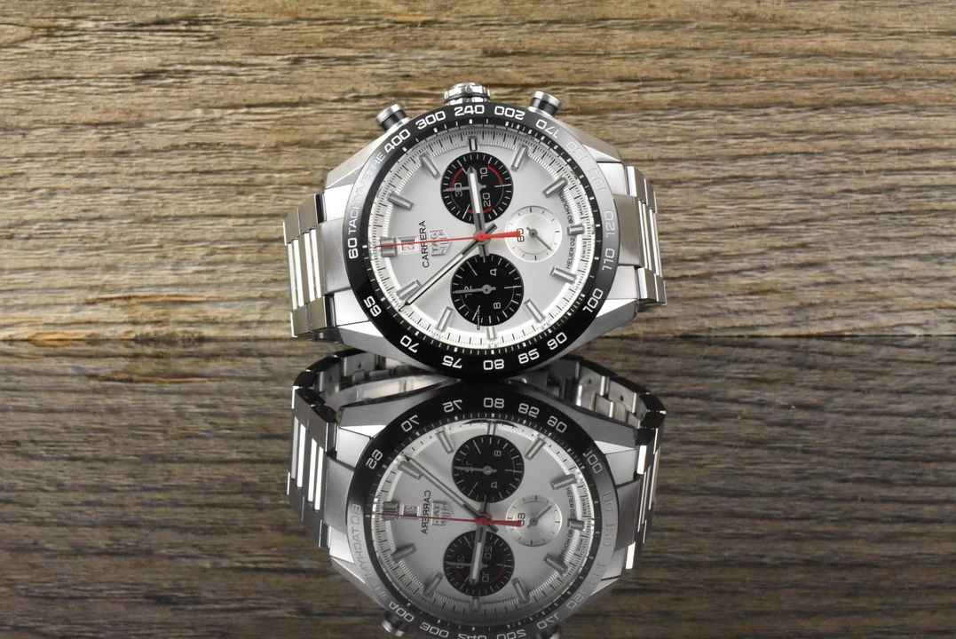  TAG Heuer Carrera Heuer-02T Calibre 02 44MM 160th Anniversary Limited Edition / Black Caramic - Full Set 