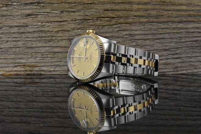  Tudor Prince Date Day 76213 Automatik Stahl / Gold - Linen Dial - Zertifikat 