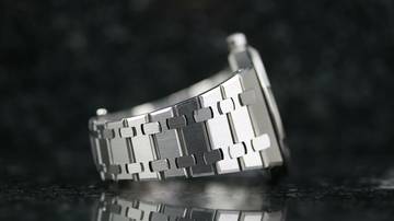 Thumbnail von Audemars Piguet Royal Oak Jumbo Blue Jumbo Extra Thin - like New - Fullset - 04/2016