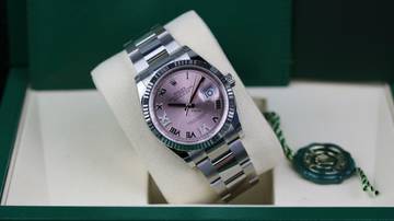 Thumbnail von Rolex Datejust 36 Pink 6&9 - New - Fullset - 12/2025