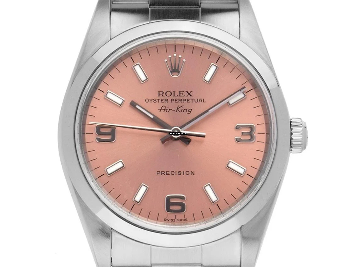  Rolex Air King Ref.14000M 2006 Full Set sehr gut Vintage Air-King Stahl 