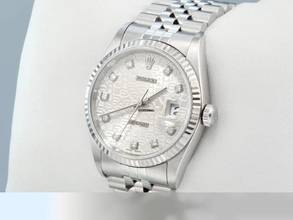 Thumbnail von Rolex Datejust 36 36mm 16234 2004 Stahl Weissgold 750 Diamanten Automatik