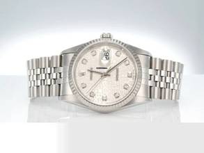 Thumbnail von Rolex Datejust 36 36mm 16234 2004 Stahl Weissgold 750 Diamanten Automatik