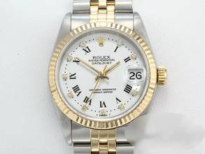Thumbnail von Rolex Datejust 31 Medium Stahl Gelbgold 750 Diamanten Automatik Stainless Steel 18kt Yellow Gold Stahl Jubilé-band Chronometer Oyster White Dial