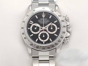 Thumbnail von Rolex Daytona 16520 Zenith Edelstahl 1993 Chronograph Automatik Stahl Chrono Stainless Steel Oyster-band Chronometer Black Dial