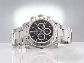 Thumbnail von Rolex Daytona 16520 Zenith Edelstahl 1993 Chronograph Automatik Stahl Chrono Stainless Steel Oyster-band Chronometer Black Dial