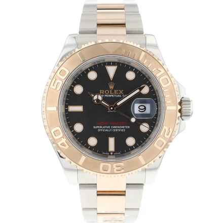  Rolex Yacht-Master 40 Steel/Everose Black Dial 