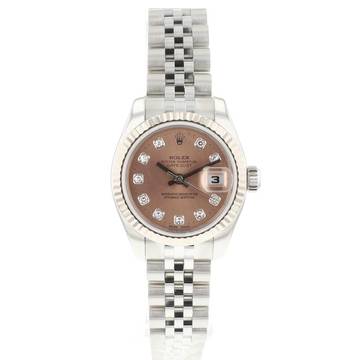  Rolex Lady-Datejust 26 Steel Jubilee Pink Diamond Dial 