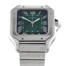 Thumbnail von Cartier Santos de Cartier Green Dial Ref.WSSA0062