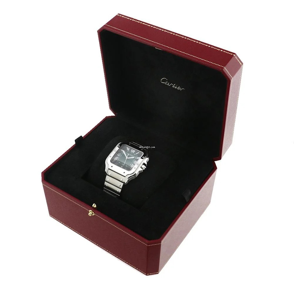 Thumbnail von Cartier Santos de Cartier Green Dial Ref.WSSA0062