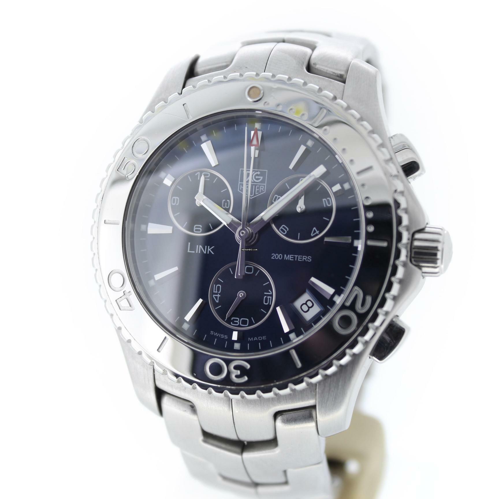  TAG Heuer Link Quarz Cj1112.ba0576 Watch Quartz Full Set 