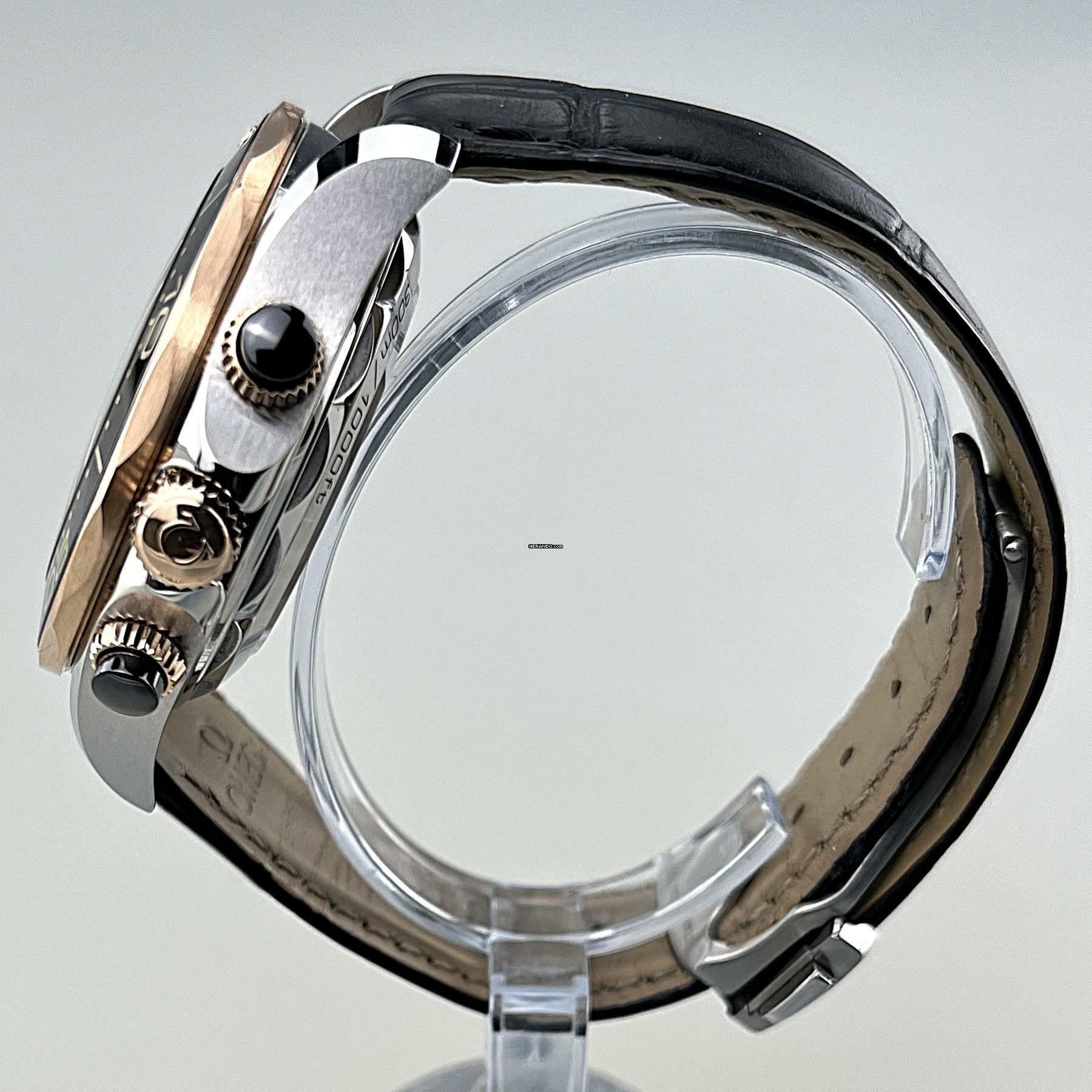 Thumbnail von Omega Seamaster Diver 300 M Professional Diver am Original Omega Lederarmband mit Faltschließe neuwertig Full Set zzgl. Omega Kautschukarmband mit Dornschließe neu