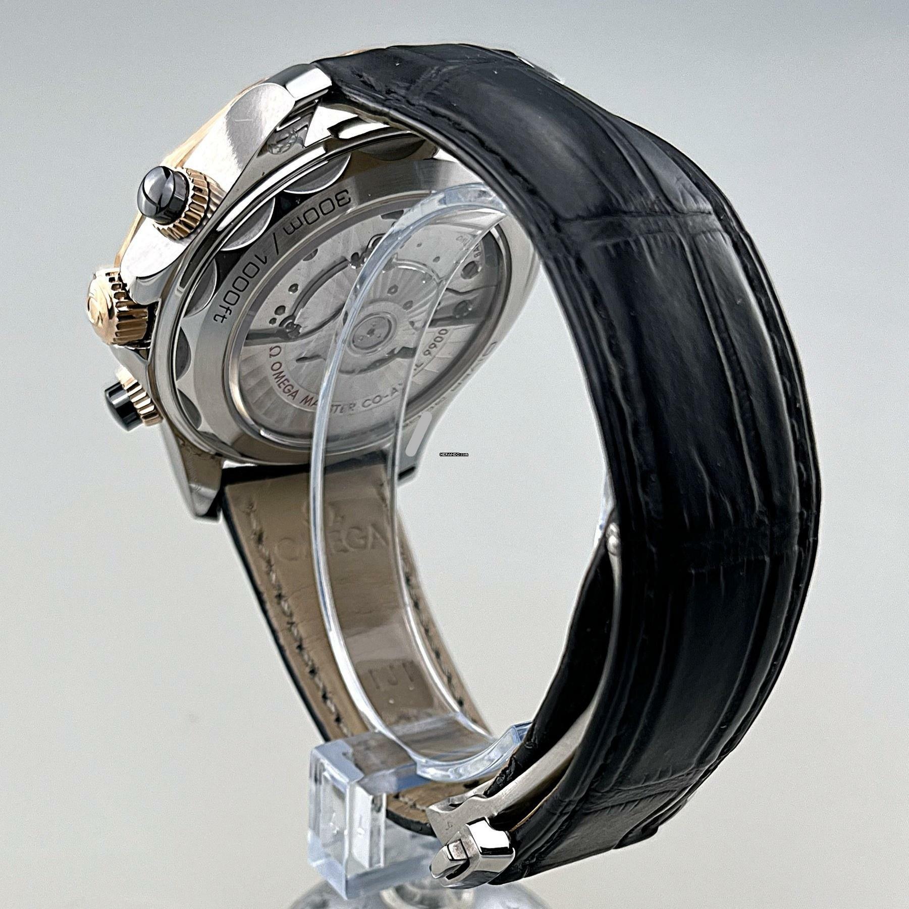 Thumbnail von Omega Seamaster Diver 300 M Professional Diver am Original Omega Lederarmband mit Faltschließe neuwertig Full Set zzgl. Omega Kautschukarmband mit Dornschließe neu