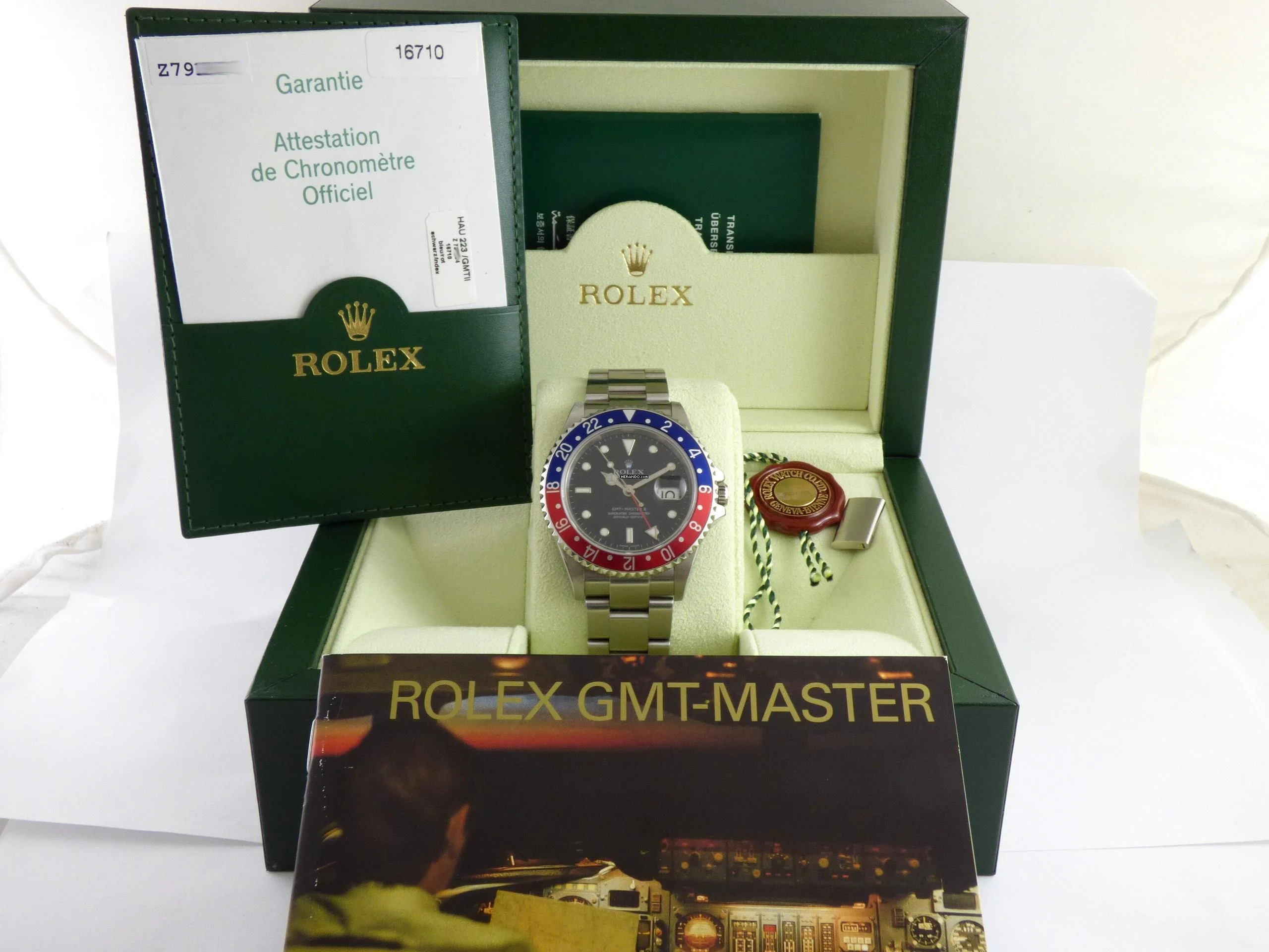 Thumbnail von Rolex GMT-Master II Z-Series Rectangular Dial / LC=100