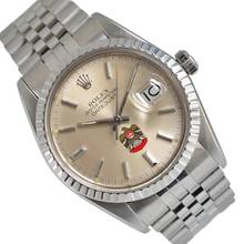 Thumbnail von Rolex Datejust 36 16030 Military by UAE Quraysh Hawk dial Full Set 1982 Full Set