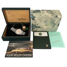 Thumbnail von Rolex Datejust 36 16030 Military by UAE Quraysh Hawk dial Full Set 1982 Full Set