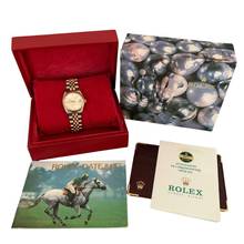 Thumbnail von Rolex Datejust 31 6827 Ladies 31MM Silver dial Full Set