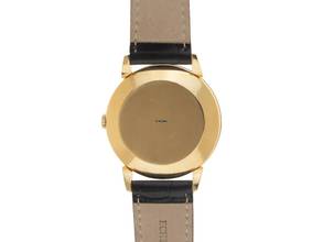 Thumbnail von Omega Classic Türler Vintage Ref.2849 1953 original Box sehr gut Vintage Türler Vintage 18kt Gelbgold Krokoleder