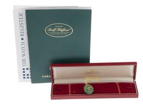 Thumbnail von Omega Classic Türler Vintage Ref.2849 1953 original Box sehr gut Vintage Türler Vintage 18kt Gelbgold Krokoleder