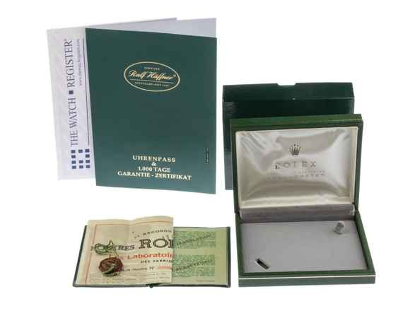  Rolex Precision 18kt Roségold Ref.2582A 1958 Full Set sehr gut Vintage Precision 18kt Roségold 