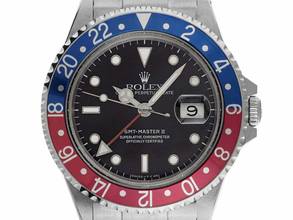 Thumbnail von Rolex GMT-Master II Ref.16710 1998 Full Set sehr gut Vintage GMT Master II Pepsi