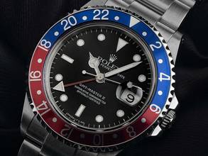 Thumbnail von Rolex GMT-Master II Ref.16710 1998 Full Set sehr gut Vintage GMT Master II Pepsi