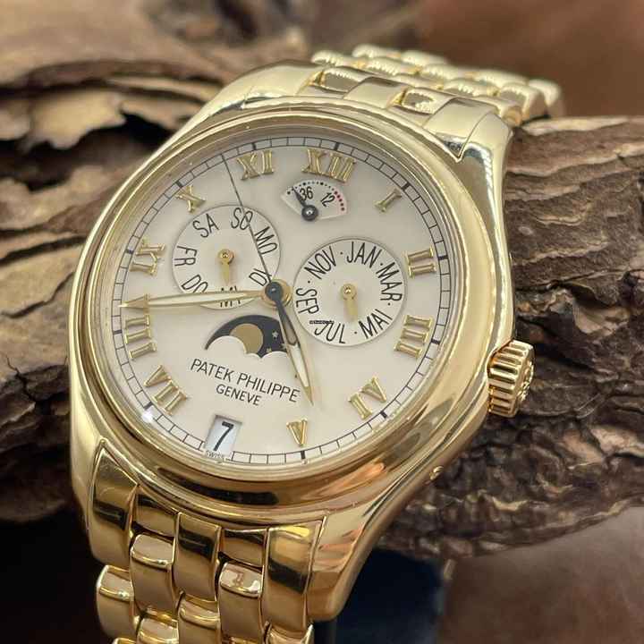  Patek Philippe Annual Calendar Jahreskalender Gelbgold - FULLSET 2002 deutsch - Ref. 5036/1J-010 German FullSet 
