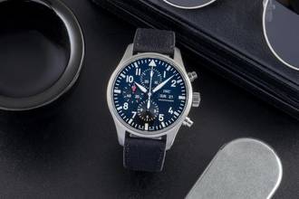 Thumbnail von IWC Fliegeruhr Chronograph Pilot´s Day-Date Chronograph Automatik Herrenuhr IW377709 B&P 2018