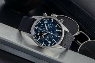 Thumbnail von IWC Fliegeruhr Chronograph Pilot´s Day-Date Chronograph Automatik Herrenuhr IW377709 B&P 2018