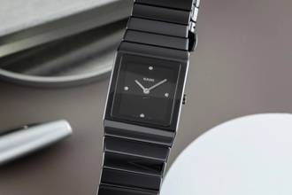 Thumbnail von Rado Ceramica Diastar Ceramica High Tech Keramik Damenuhr Diamons Ref. R21702722 Box
