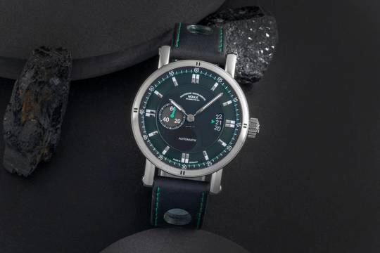  Mühle Glashütte Teutonia II Racing Green Stahl Automatik Ref. M1-29-74-LB-S 