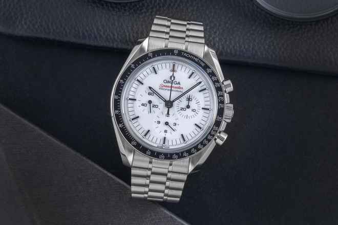  Omega Speedmaster Professional Moonwatch Chronograph Stahl Ref. 310.30.42.50.04.001 B&P 