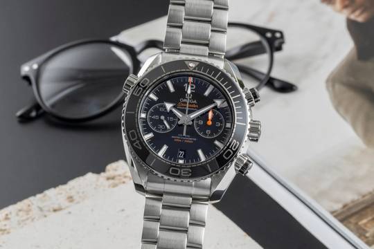  Omega Seamaster Planet Ocean Chronograph Ref. 215.30.46.51.01.001 B&P 2016 