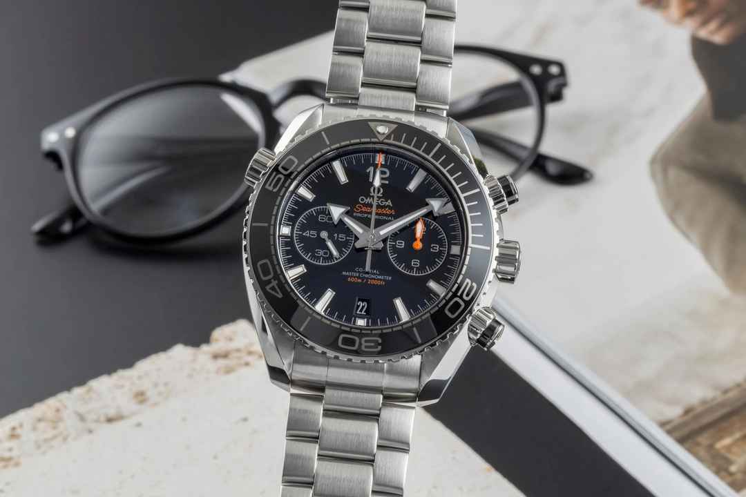  Omega Seamaster Planet Ocean Chronograph Ref. 215.30.46.51.01.001 B&P 2016 