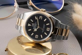 Thumbnail von Rolex Explorer 36 Oystersteel / Gold Automatik Herrenuhr Ref. 124273