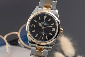 Thumbnail von Rolex Explorer 36 Oystersteel / Gold Automatik Herrenuhr Ref. 124273