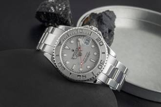 Thumbnail von Rolex Yacht-Master 35 Oyster Stahl / Platin Medium Size Ref 168622 D-Serie