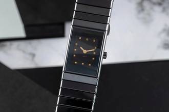 Thumbnail von Rado Ceramica Diastar Ceramica Keramik / Titan Quarz Damenuhr Ref. 963.0539.3