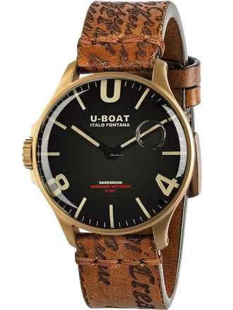  U-Boat 8467/B Darkmoon Herrenuhr 44mm IP Bronze 5ATM 