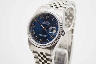 Thumbnail von Rolex Datejust 36 perfekte 16220 Y-Serie aus 2002 mit neuem Service