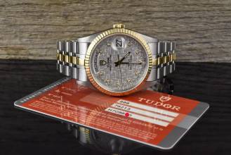 Thumbnail von Tudor Prince Date Day 76213 Silver Linen Diamond Dial Automatik