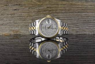 Thumbnail von Tudor Prince Date Day 76213 Silver Linen Diamond Dial Automatik
