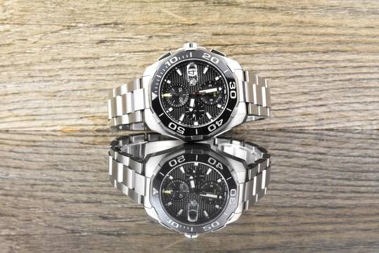  TAG Heuer Aquaracer 300M Calibre 16 43MM Chronograph Ceramic / Black Dial B&P 2017 