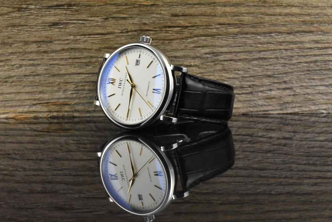  IWC Portofino Automatic 40MM IW3565 Steel / Gold Hands - Card 2020 