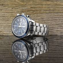 Thumbnail von Omega Speedmaster Date 321280 Blue Dail Chronograph Automatik