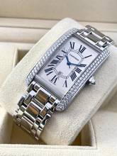 Thumbnail von Cartier Tank Américaine GM/2370 WHITEGOLD 18KT. (Factory Diamond Setting) (Men's Size) 26,5mm X 44,5mm Grande Model RARE TOP CONDITION SERVICED