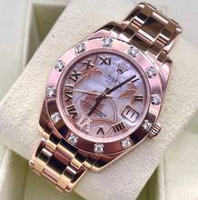 Thumbnail von Rolex Lady-Datejust Pearlmaster ROSEGOLD 18KT. BOX AND PAPERS LIKE NEW year:2012 GOLDUST DREAM DIAL M.O.P.