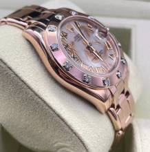 Thumbnail von Rolex Lady-Datejust Pearlmaster ROSEGOLD 18KT. BOX AND PAPERS LIKE NEW year:2012 GOLDUST DREAM DIAL M.O.P.