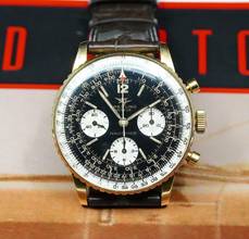 Thumbnail von Breitling Navitimer VERY RARE 806 NAVITIMER IN FULL 18K GOLD VINTAGE MILLE MIGLIA CAR